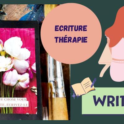 Visuel skillshare atelier ecriture therapie