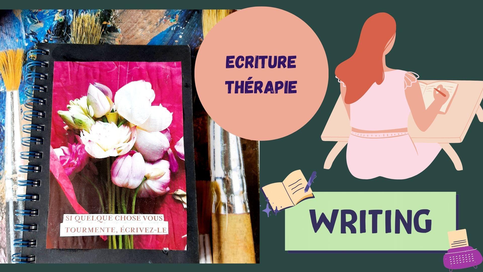 Visuel skillshare atelier ecriture therapie